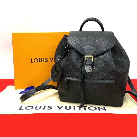 Louis Vuitton Backpack Monogram Ann Platt Black Monogram Ann Platt Montsouris Pm Women(unisex) Used Authentic