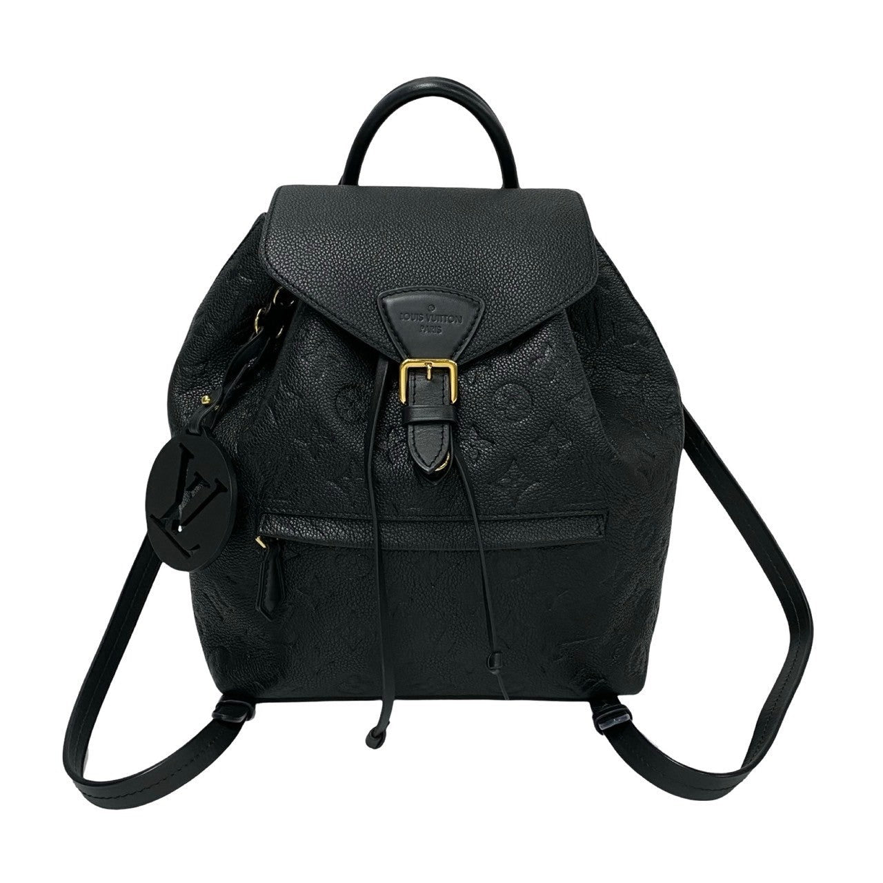 Louis Vuitton Backpack Monogram Ann Platt Black Monogram Ann Platt Montsouris Pm Women(unisex) Used Authentic