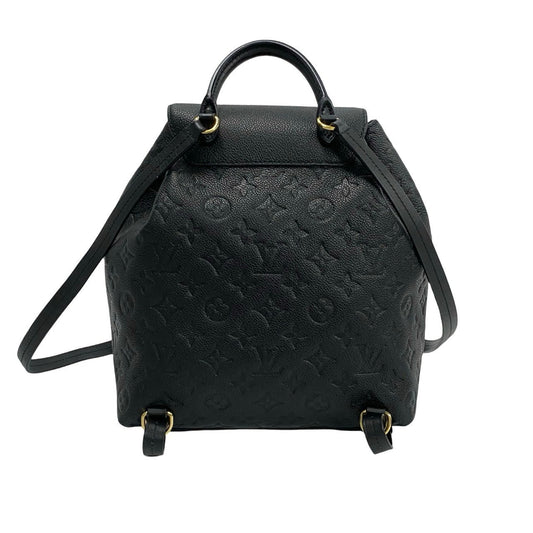 Louis Vuitton Backpack Monogram Ann Platt Black Monogram Ann Platt Montsouris Pm Women(unisex) Used Authentic