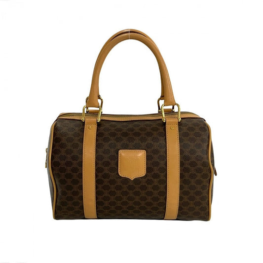 Celine Boston Duffel Bag Leather Brown