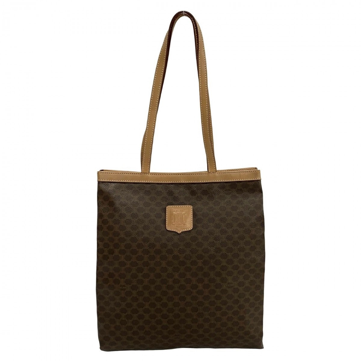 Celine Tote Bag Leather Brown