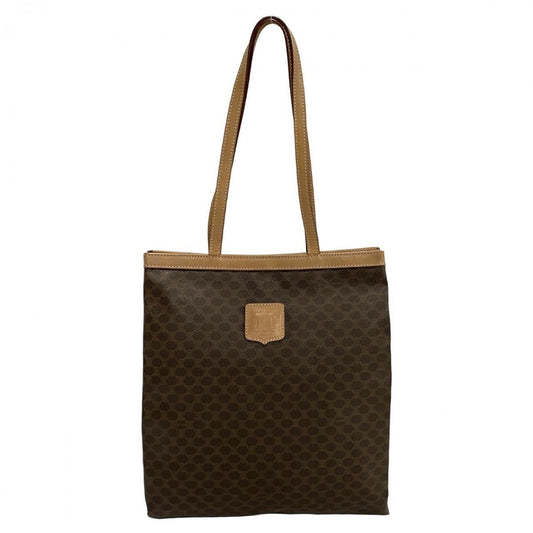 Celine Tote Bag Leather Brown