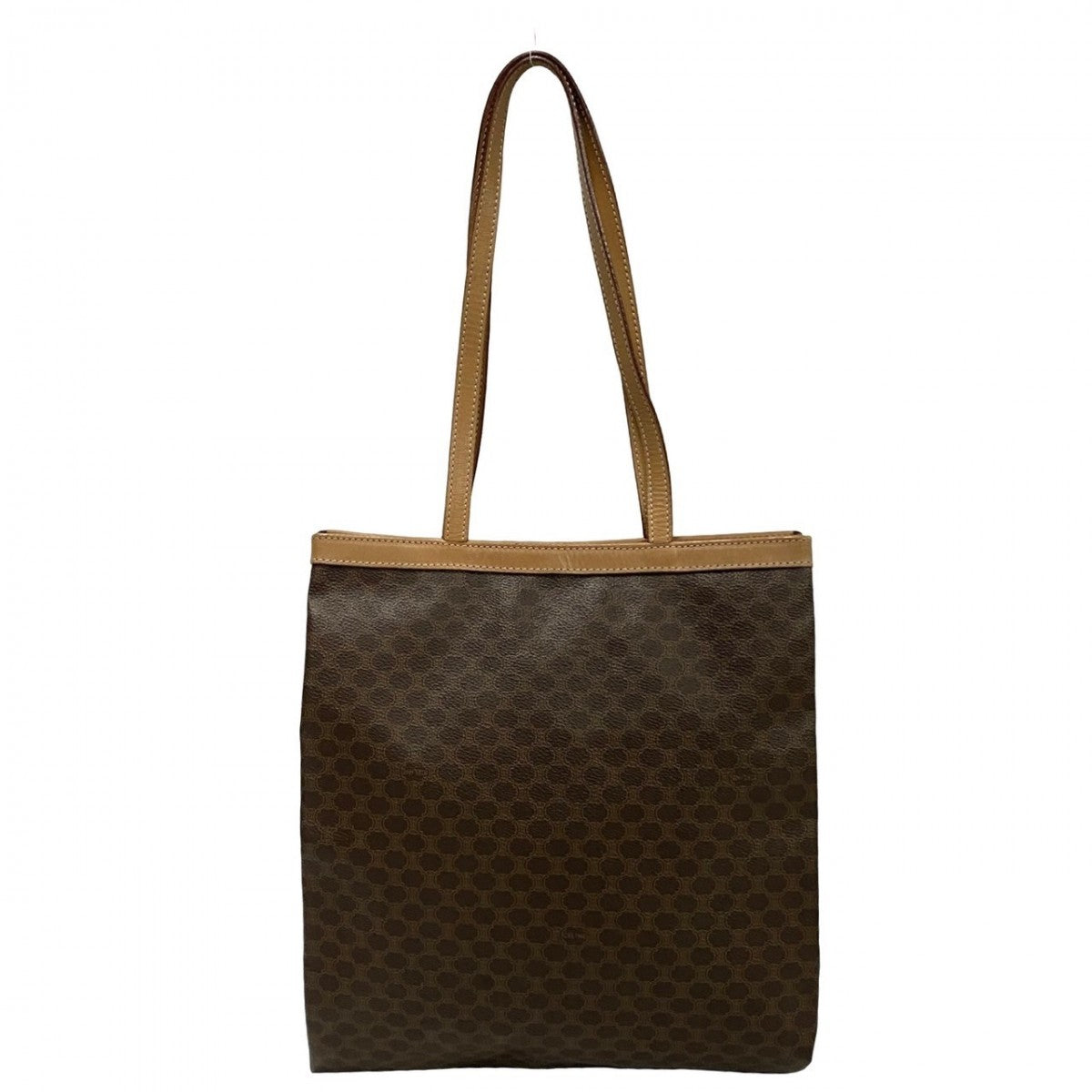 Celine Tote Bag Leather Brown