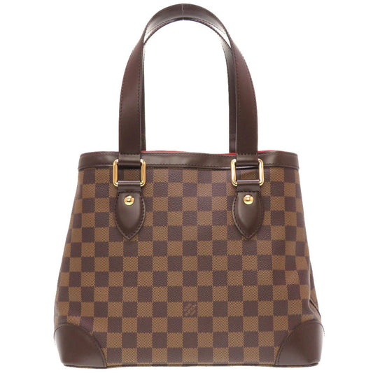 Louis Vuitton Handbag N51205 Damier Canvas Brown Damier Ebene Hamstead Pm Women Used Authentic