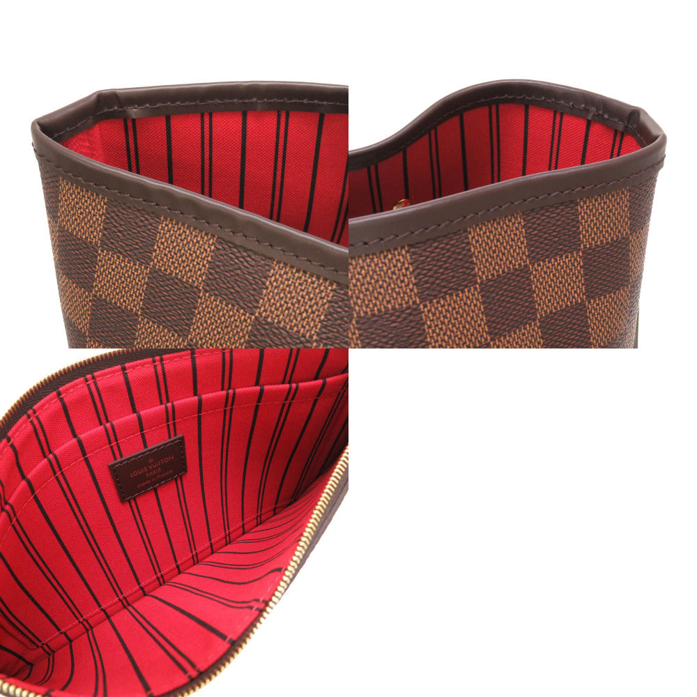 Louis Vuitton Tote Bag N41357 Damier Canvas Brown Damier New Neverfull Gm Women Used Authentic