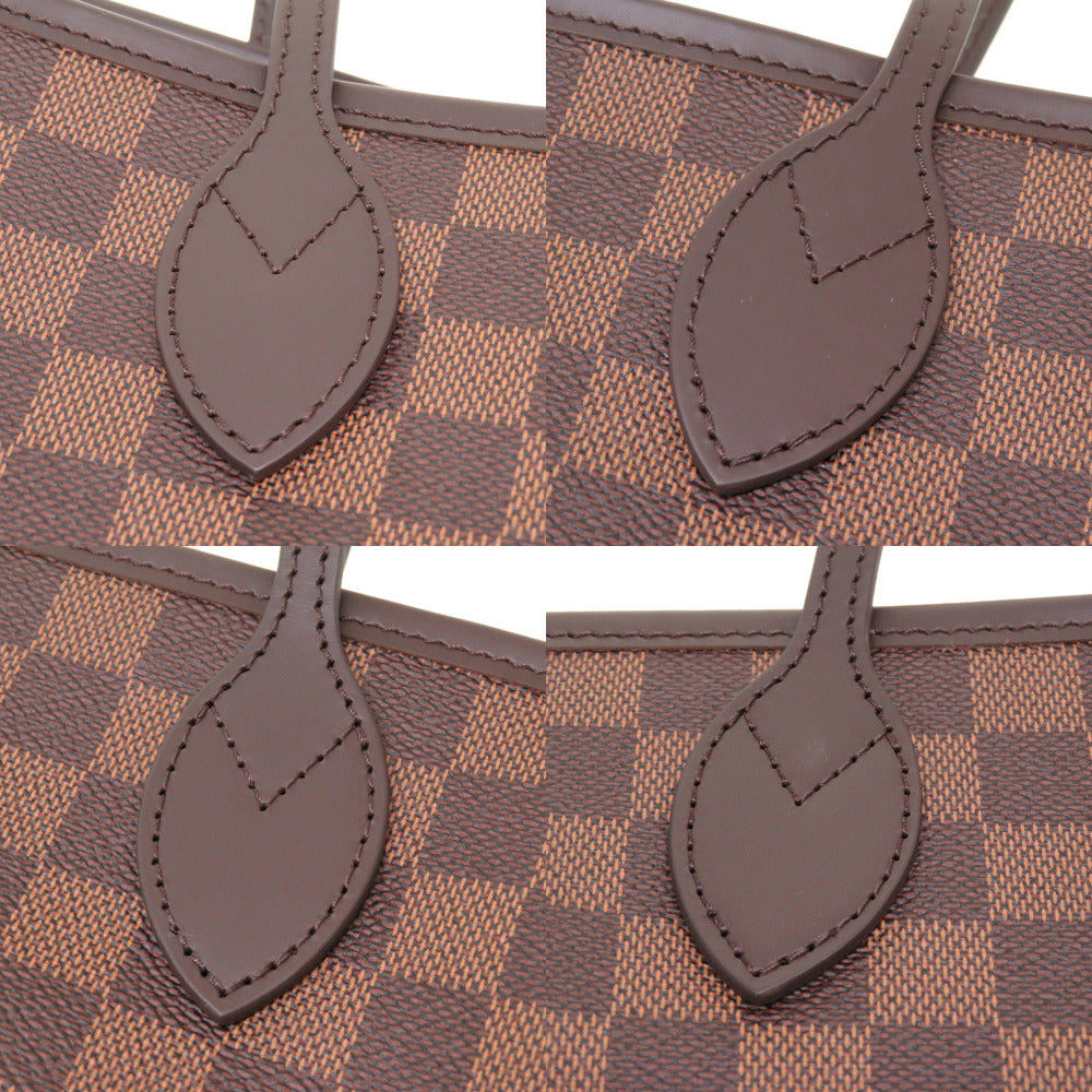 Louis Vuitton Tote Bag N41357 Damier Canvas Brown Damier New Neverfull Gm Women Used Authentic