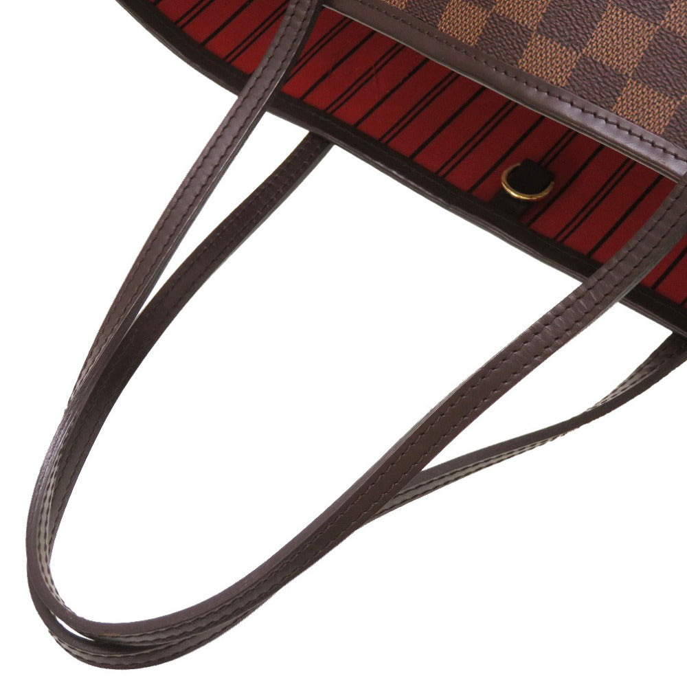 Louis Vuitton Tote Bag N41358 Damier Canvas Slys Damier New Neverfull Mm Women Used Authentic