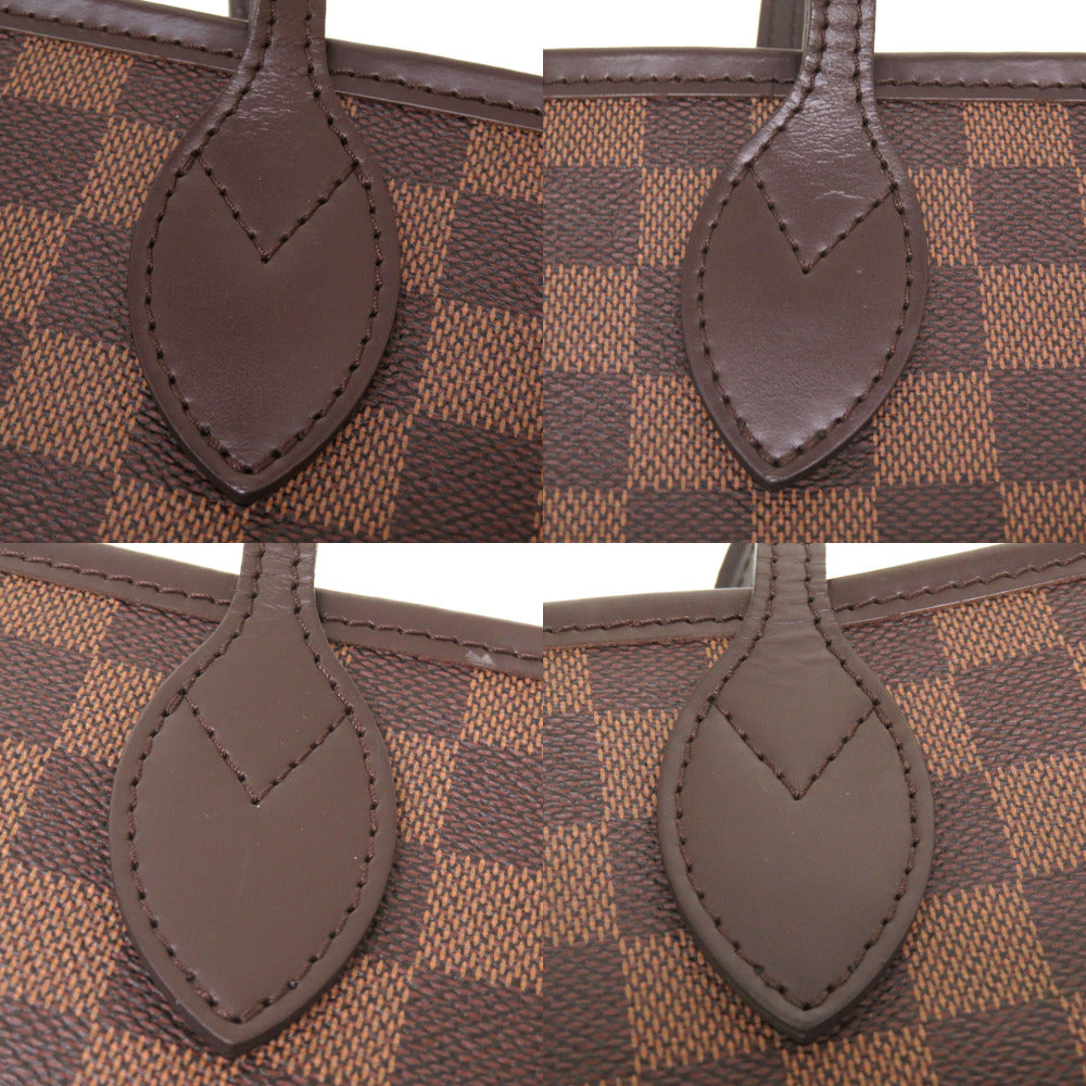 Louis Vuitton Tote Bag N41358 Damier Canvas Slys Damier New Neverfull Mm Women Used Authentic