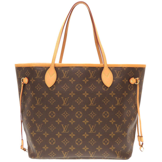 Louis Vuitton Tote Bag M41178 Monogram Canvas Pivoonne Monogram New Neverfull Mm Women Used Authentic