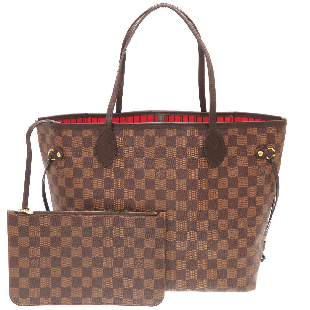 Louis Vuitton Tote Bag N41358 Damier Canvas Slys Damier New Neverfull Mm Women Secondhand Authentic