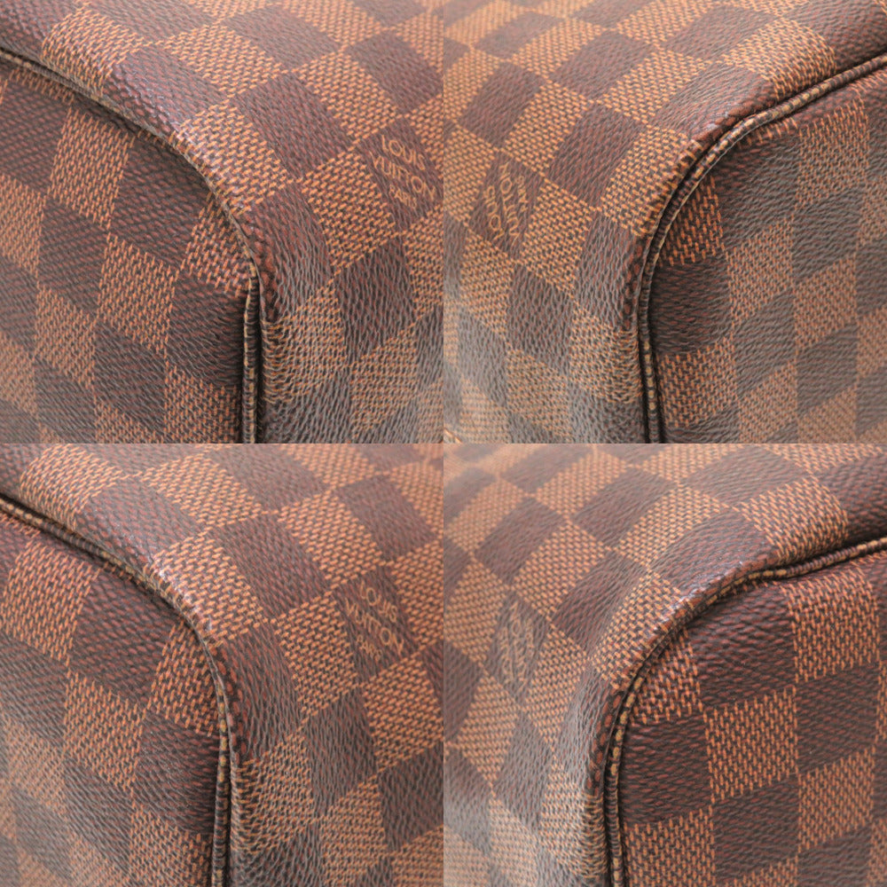 Louis Vuitton Tote Bag N41358 Damier Canvas Slys Damier New Neverfull Mm Women Secondhand Authentic