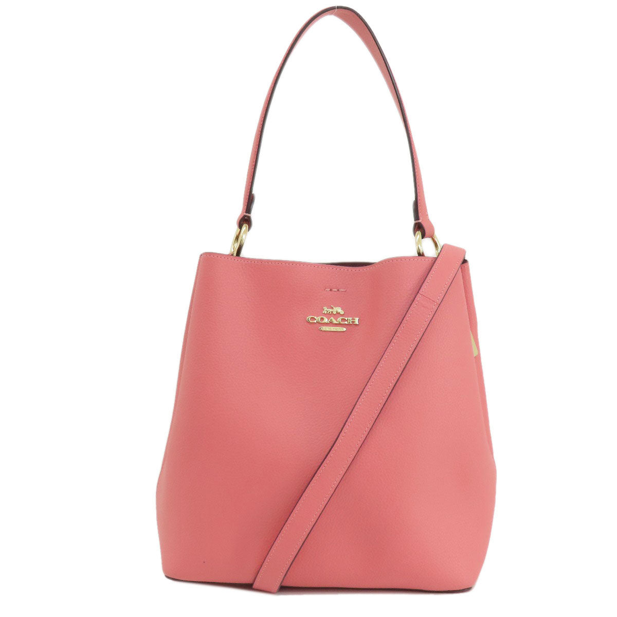 Coach Handbag 91122 Leather Pink 2 Way