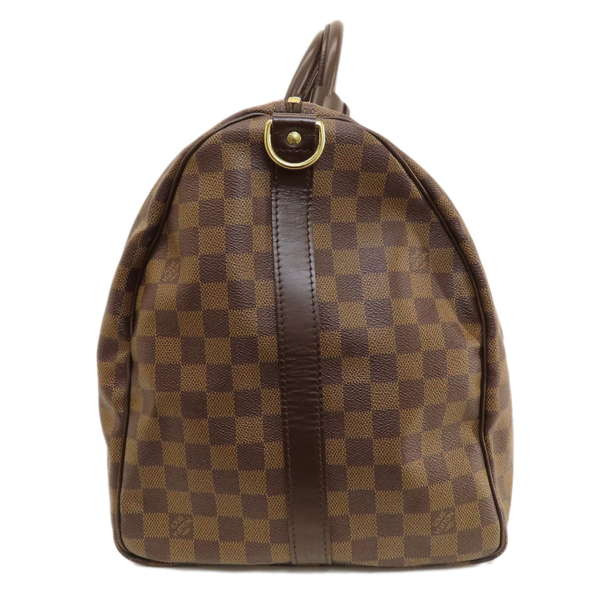 Louis Vuitton Boston Duffel Bag N41414 Damier Canvas Brown Keepall Bandouliere55 Damier Ebene