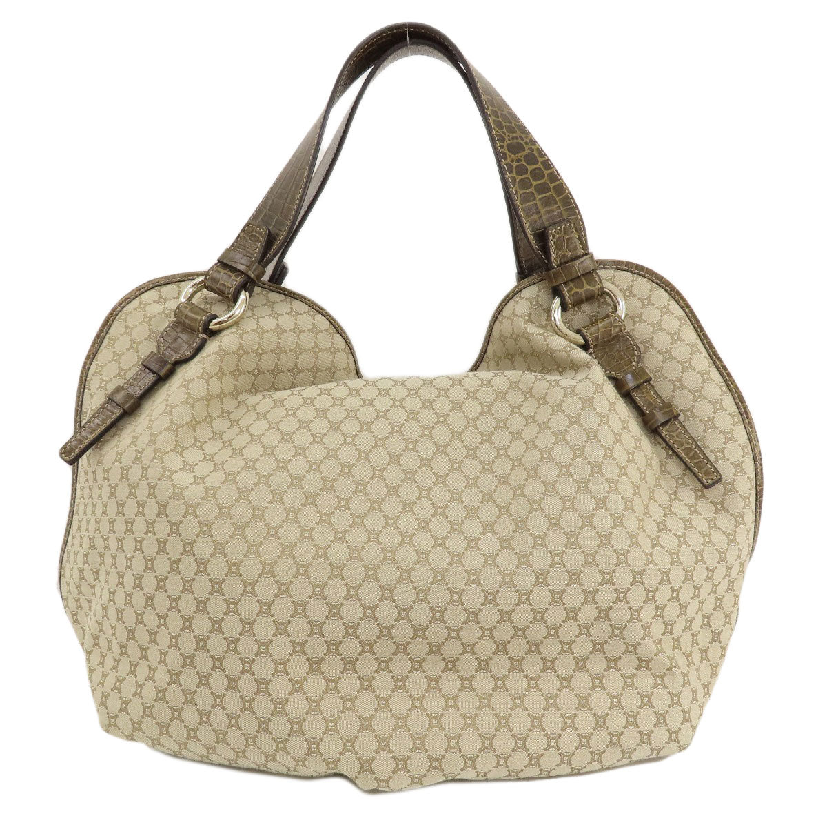 Celine Tote Bag Canvas Beige Macadam Pattern