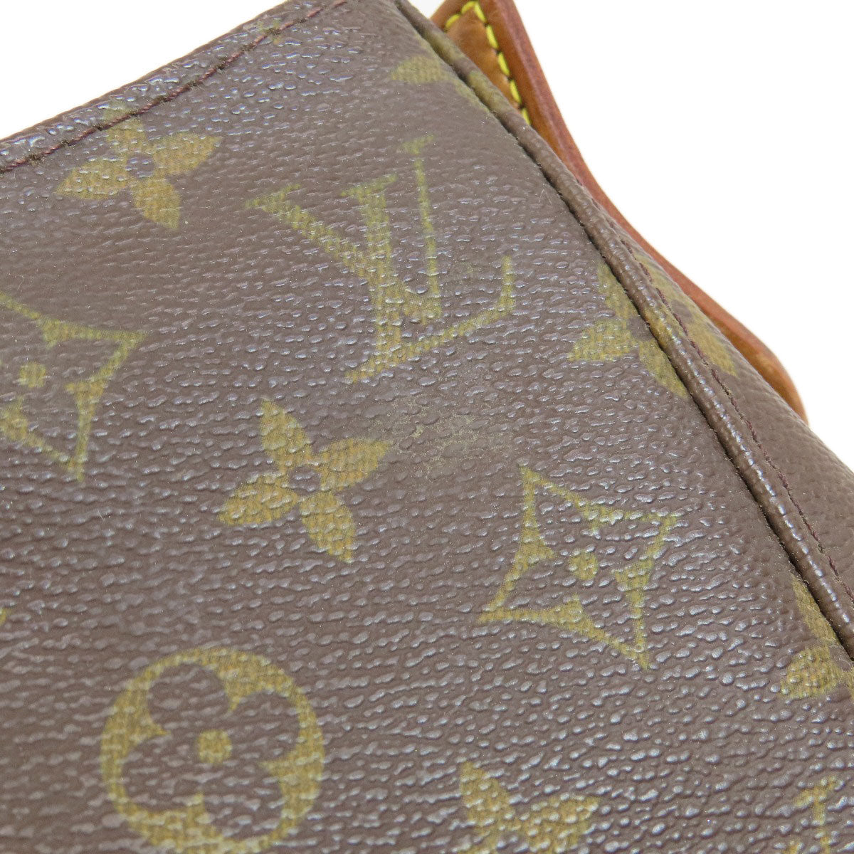 Louis Vuitton Tote Bag M51145 Monogram Canvas Brown Looping Gm Monogram Women Used Authentic