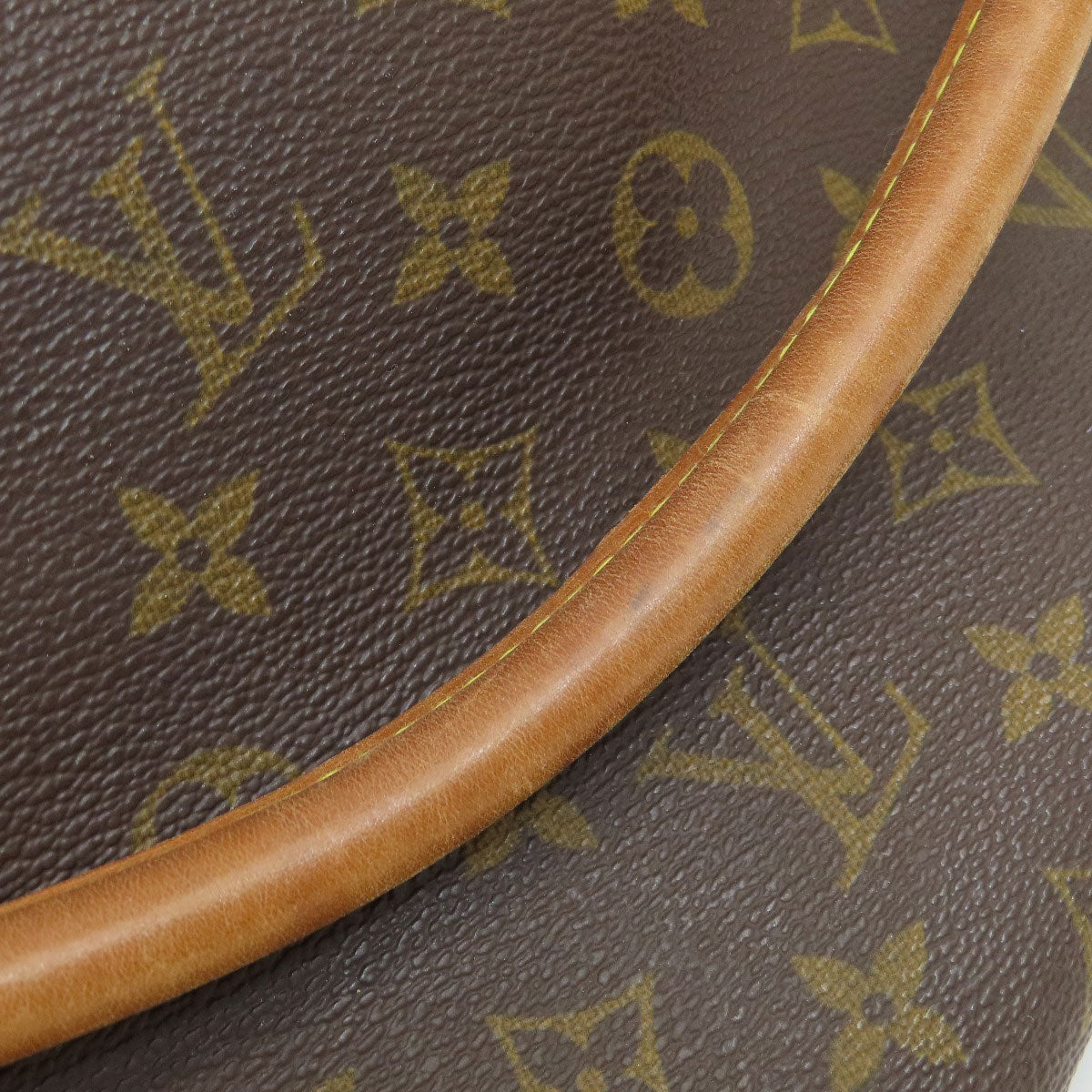 Louis Vuitton Tote Bag M51145 Monogram Canvas Brown Looping Gm Monogram Women Used Authentic