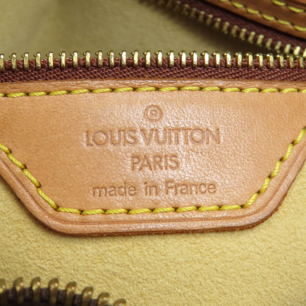 Louis Vuitton Tote Bag M51145 Monogram Canvas Brown Looping Gm Monogram Women Used Authentic