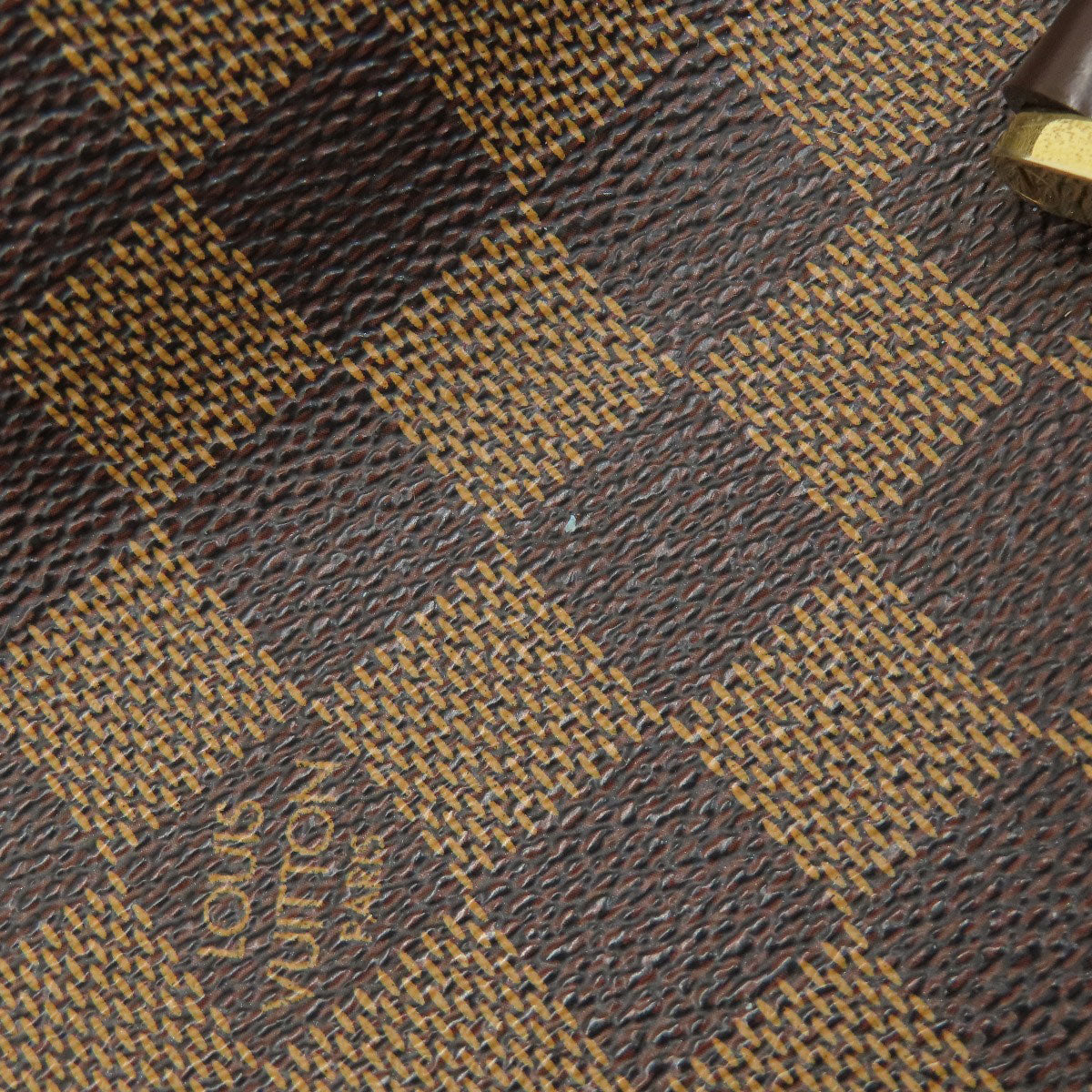 Louis Vuitton Tote Bag N51303 Damier Canvas Brown ƒpƒsƒˆƒ“30 Damier ƒgƒxƒk Women Used Authentic