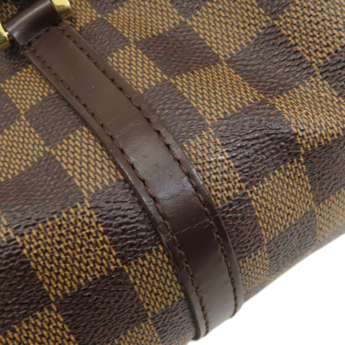 Louis Vuitton Tote Bag N51303 Damier Canvas Brown ƒpƒsƒˆƒ“30 Damier ƒgƒxƒk Women Used Authentic