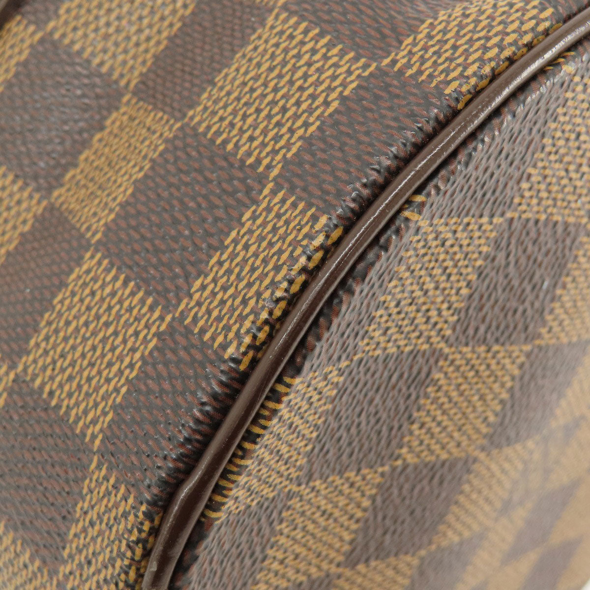 Louis Vuitton Tote Bag N51303 Damier Canvas Brown ƒpƒsƒˆƒ“30 Damier ƒgƒxƒk Women Used Authentic