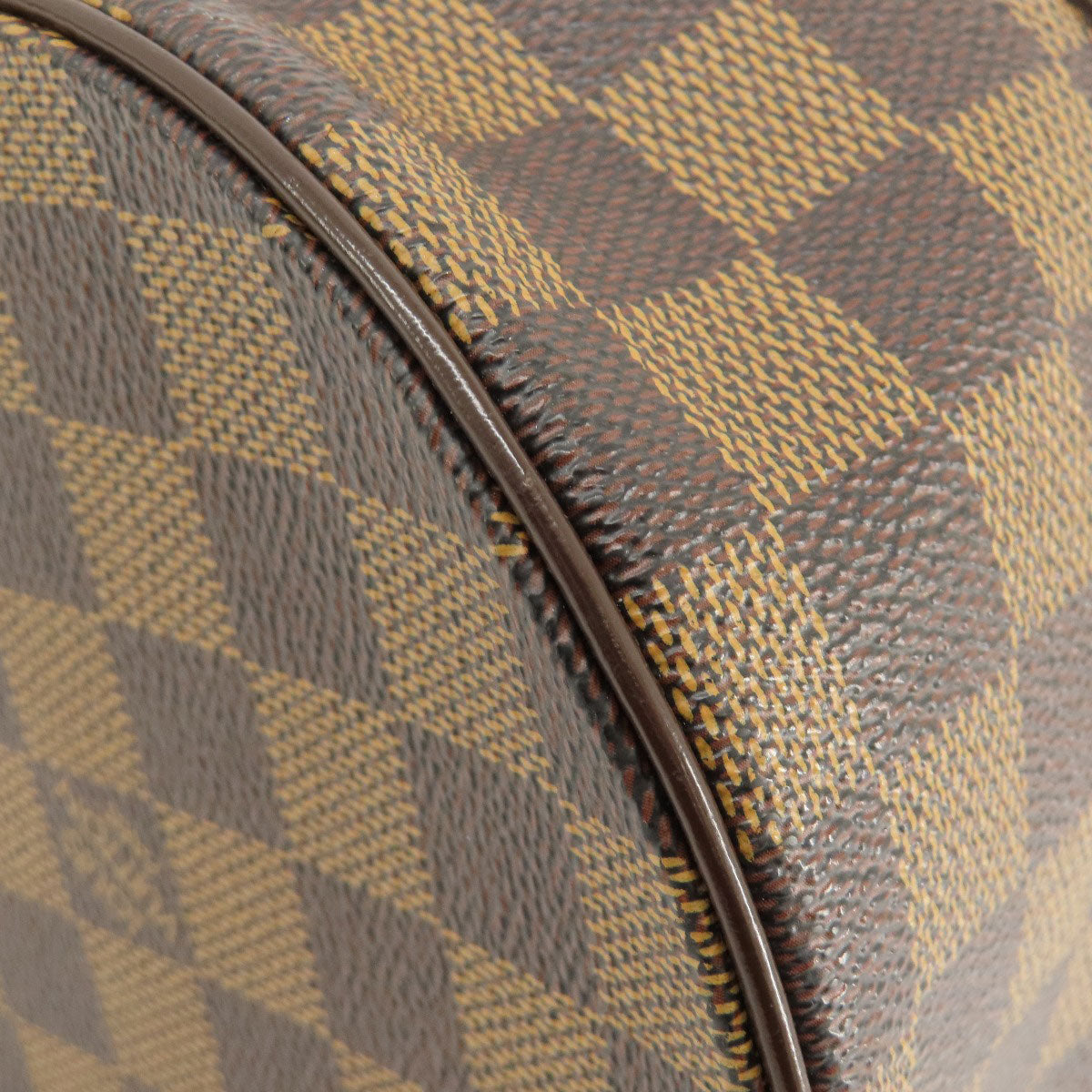 Louis Vuitton Tote Bag N51303 Damier Canvas Brown ƒpƒsƒˆƒ“30 Damier ƒgƒxƒk Women Used Authentic