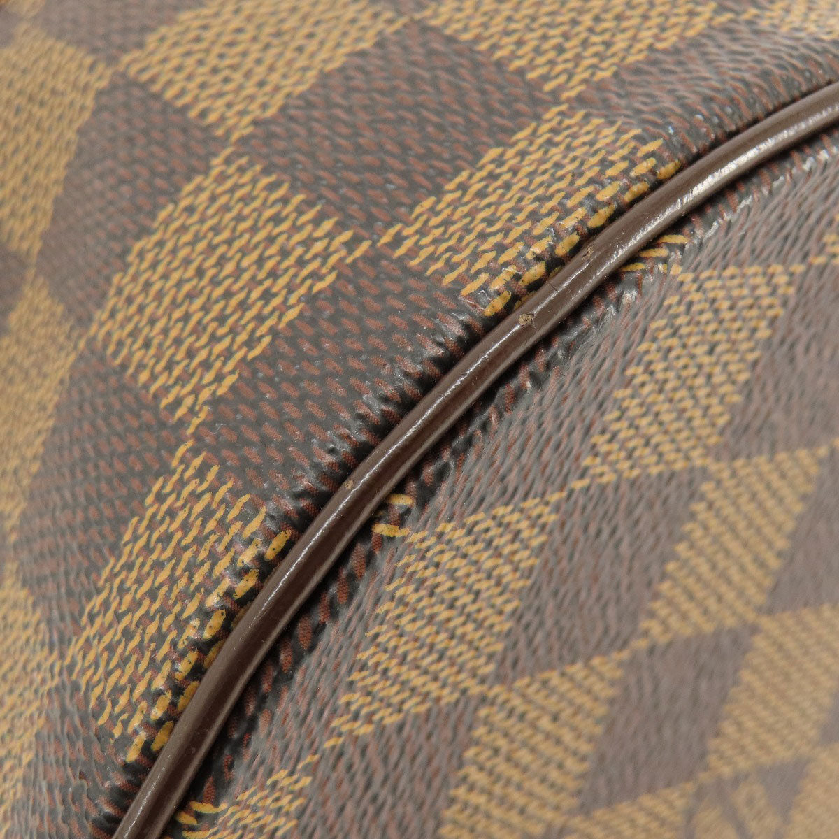 Louis Vuitton Tote Bag N51303 Damier Canvas Brown ƒpƒsƒˆƒ“30 Damier ƒgƒxƒk Women Used Authentic