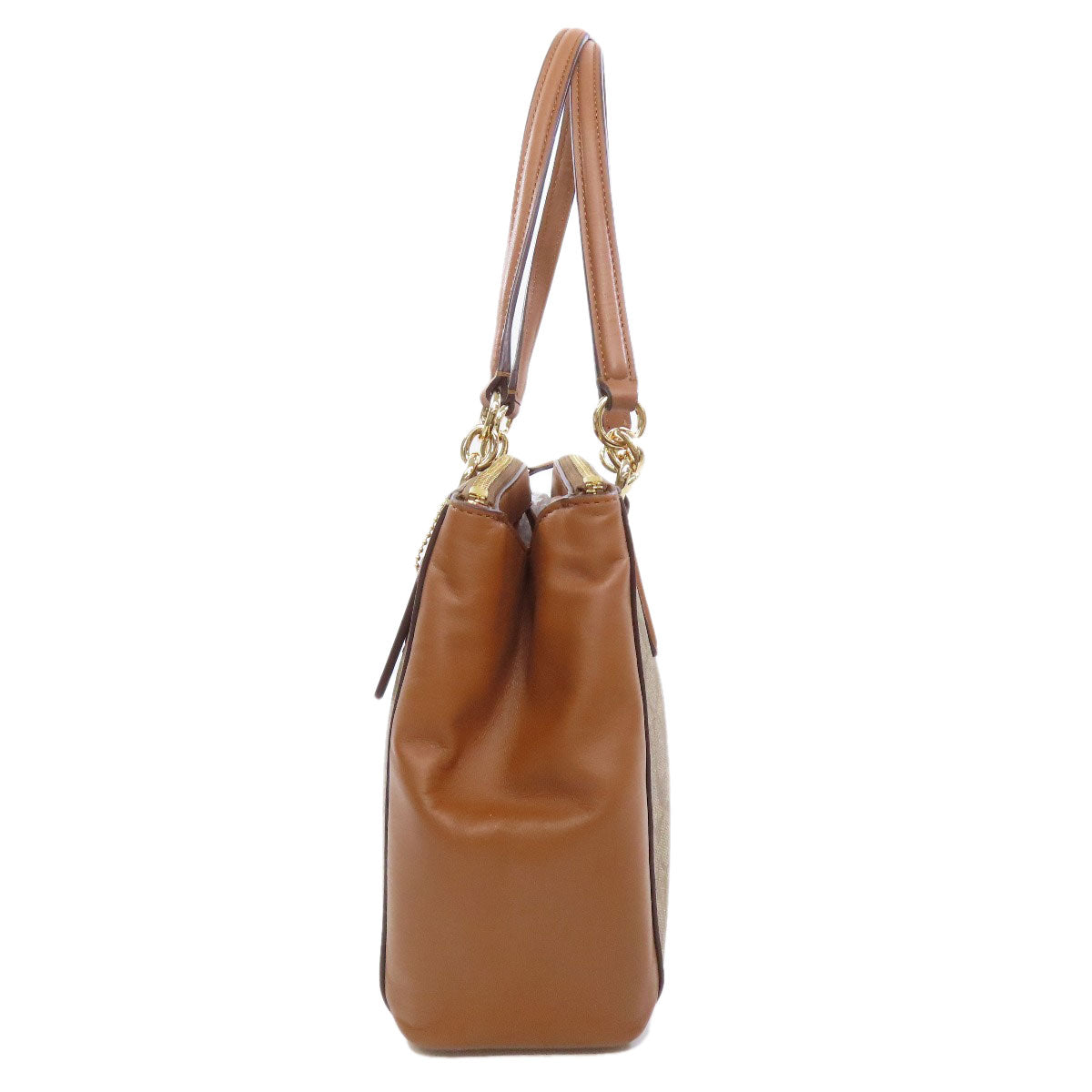 Coach Handbag F58291 Pvc Brown Signature 2 Way