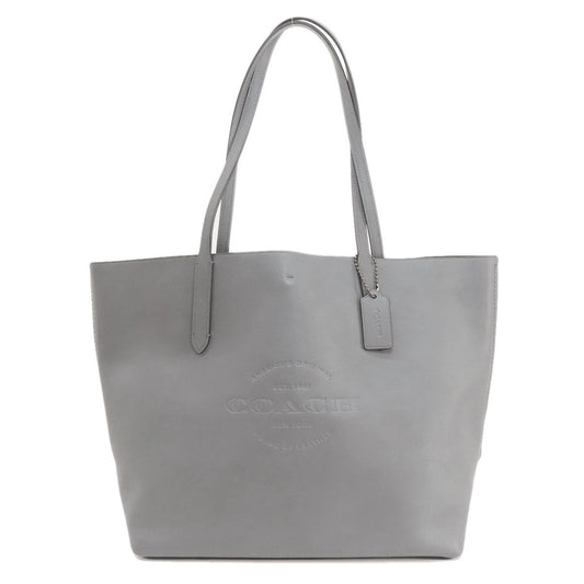 Coach Tote Bag ｆ59403 Leather Gray Logo