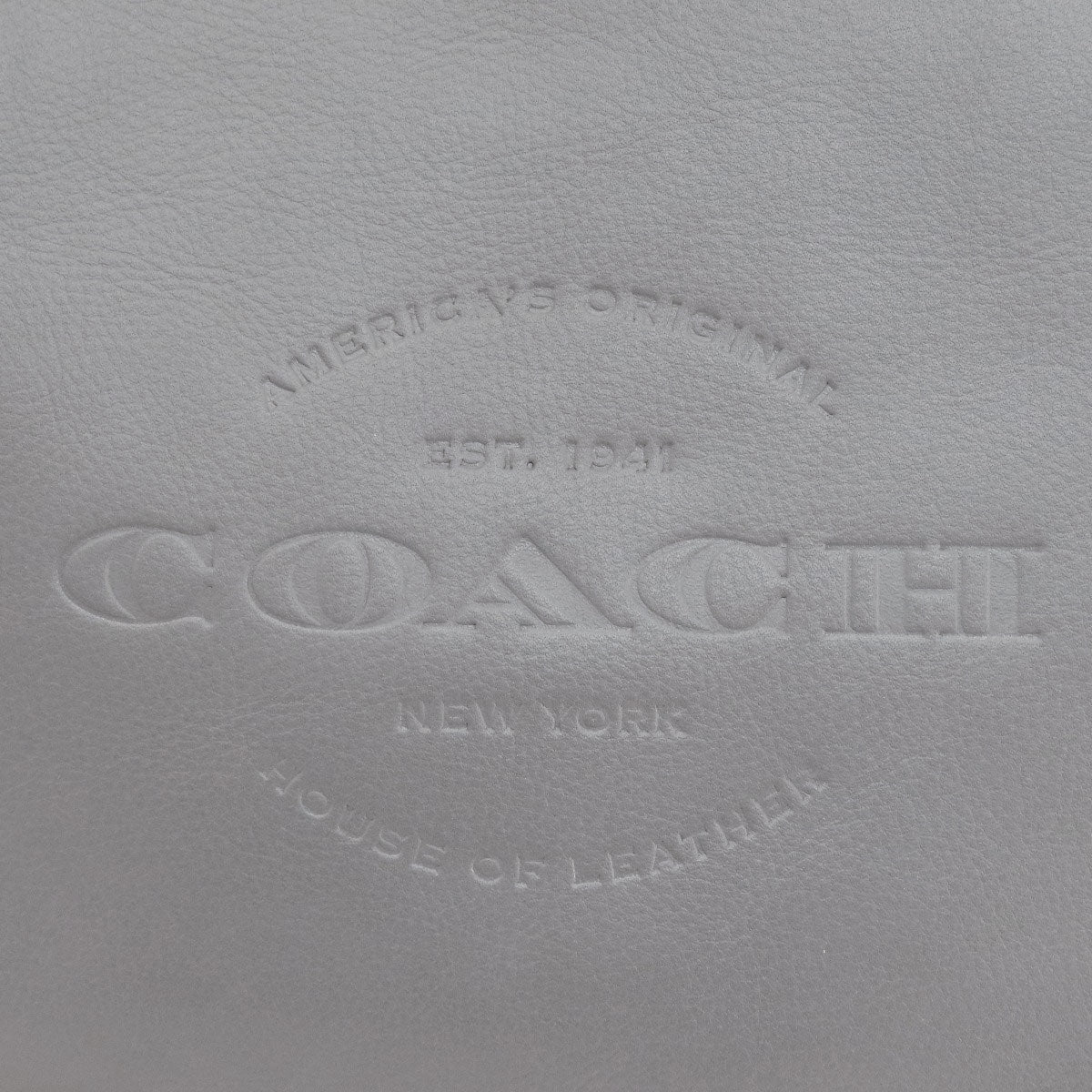 Coach Tote Bag ｆ59403 Leather Gray Logo