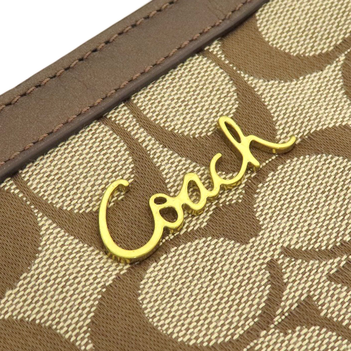 Coach Tote Bag F17726 Canvas Brown Signature