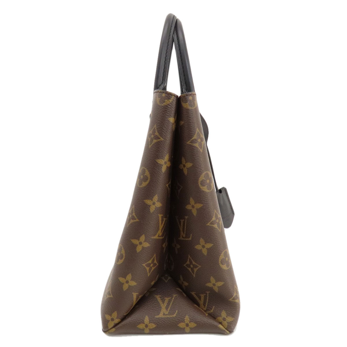 Louis Vuitton Tote Bag M43550 Monogram Canvas Brown Flower Tote Monogram Women Used Authentic