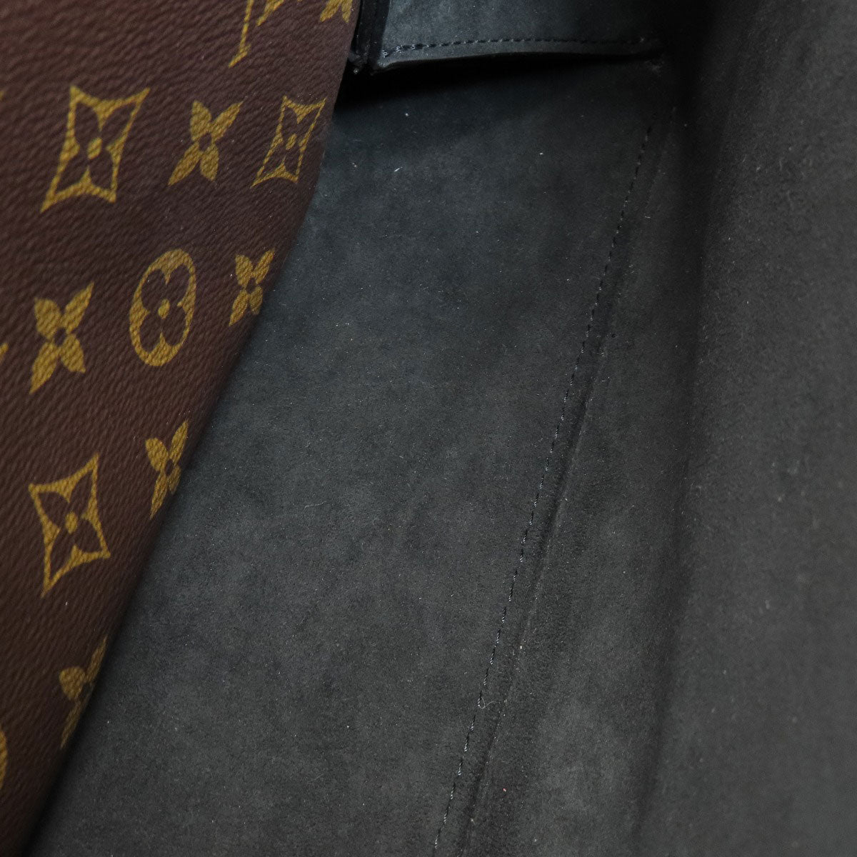 Louis Vuitton Tote Bag M43550 Monogram Canvas Brown Flower Tote Monogram Women Used Authentic