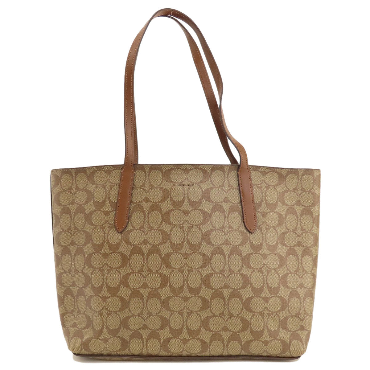 Coach Tote Bag F67108 Pvc Brown Signature