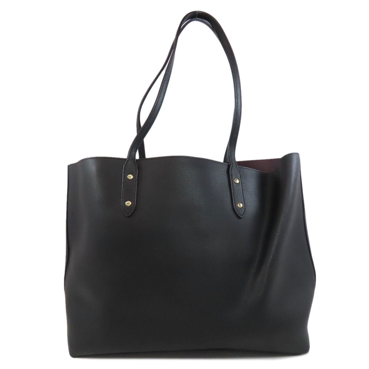 Coach Tote Bag ｆ72673 Leather Black Logo