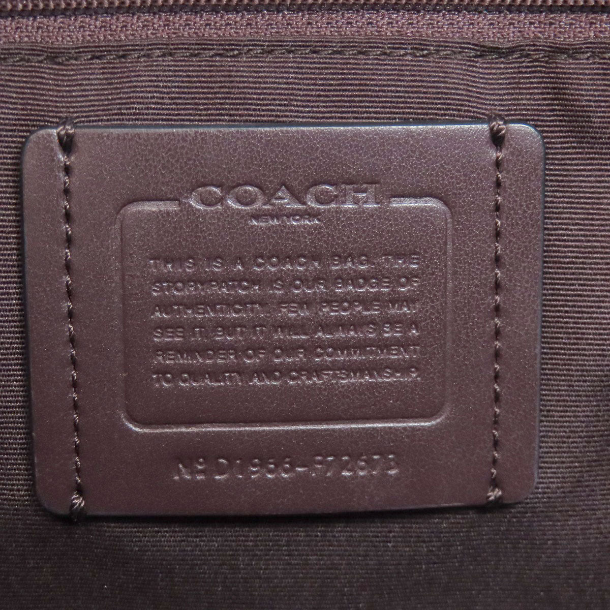 Coach Tote Bag ｆ72673 Leather Black Logo