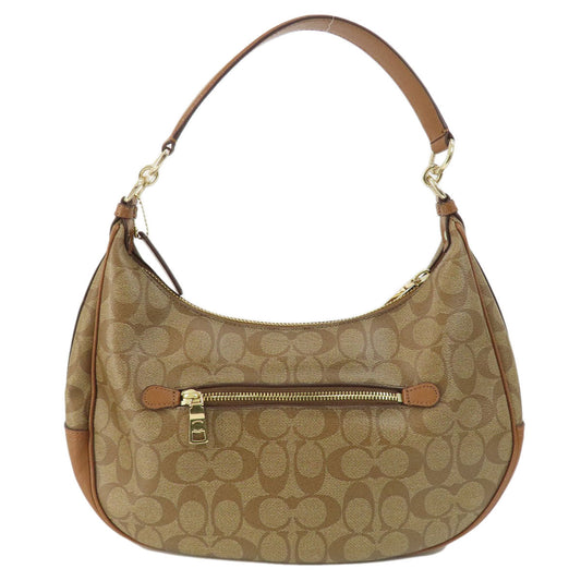 Coach Shoulder Bag F38267 Pvc Brown Signature 2 Way