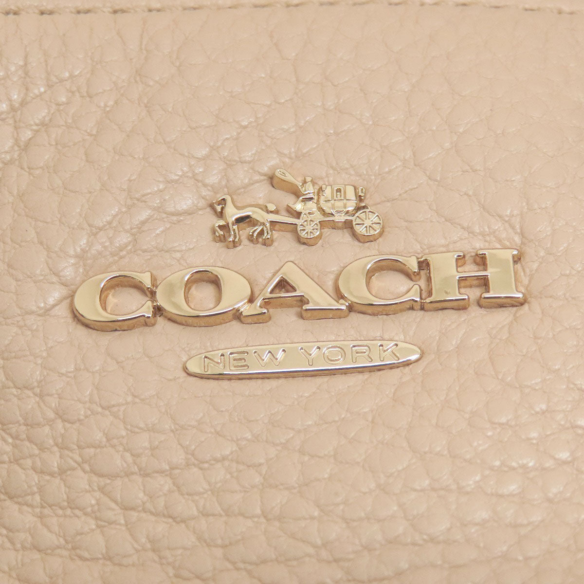 Coach Handbag F36675 Leather Beige 2 Way