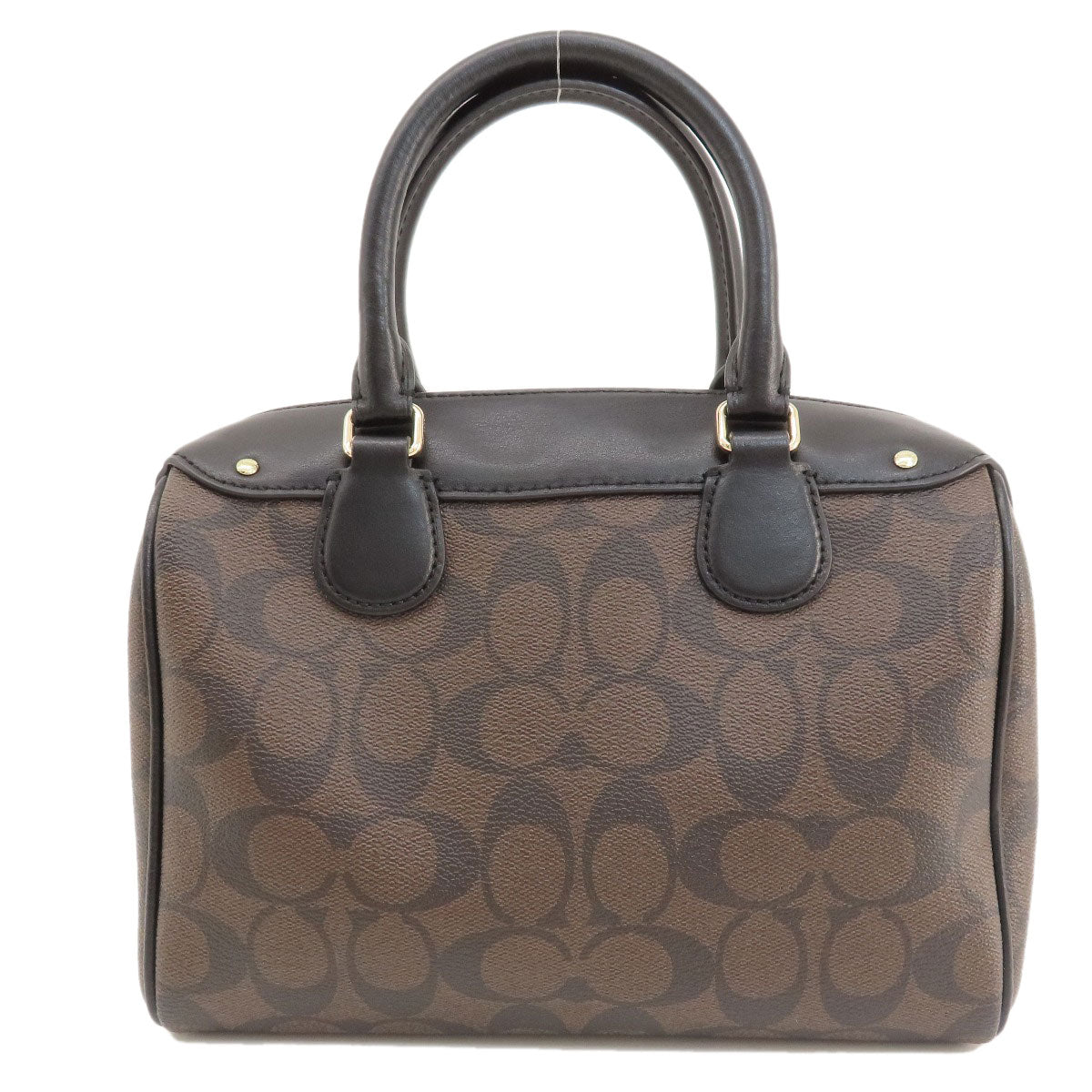 Coach Handbag F58312 Pvc Brown Signature 2 Way