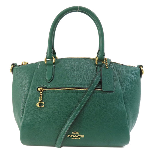 Coach Handbag 79316 Leather Green 2 Way