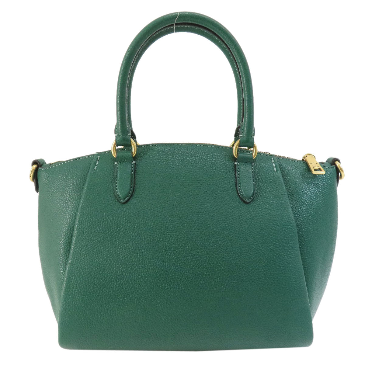 Coach Handbag 79316 Leather Green 2 Way