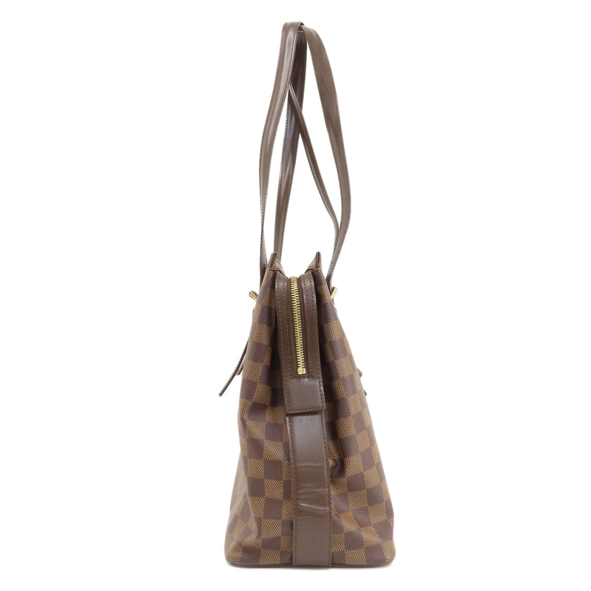 Louis Vuitton Tote Bag N51119 Damier Canvas Brown Chelsea Damier Ebene Women Used Authentic