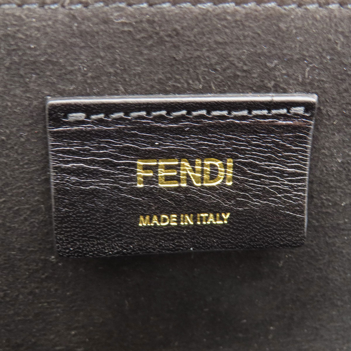 Fendi Shoulder Bag Calfskin Pink Logo Box Shoulder