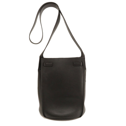 Celine Shoulder Bag Calfskin Black Big Bag Bucket