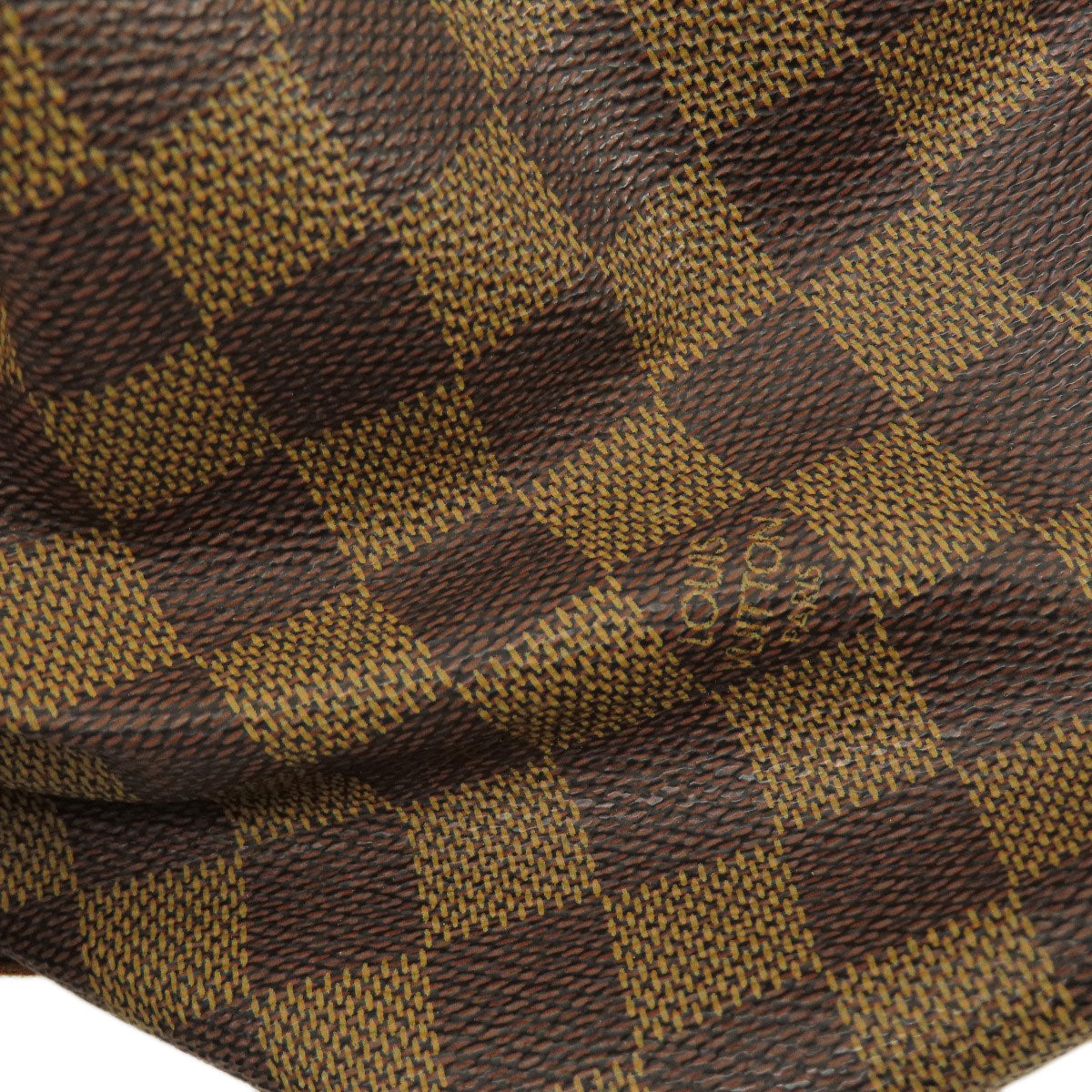 Louis Vuitton Tote Bag N99037 Damier Canvas Brown Columbine 100th Anniversary Damier Ebene Women Used Authentic