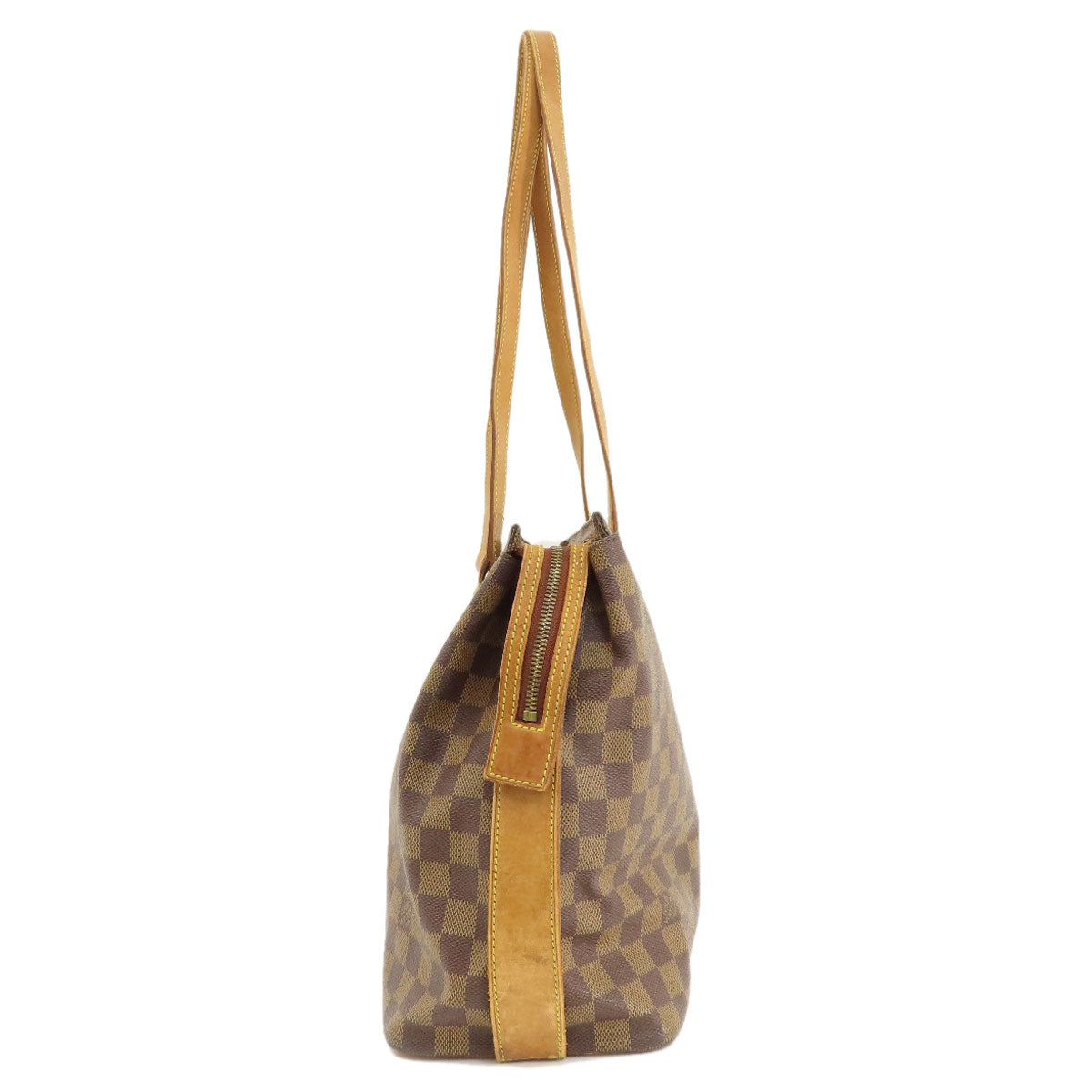 Louis Vuitton Tote Bag N99037 Damier Canvas Brown Columbine 100th Anniversary Damier Ebene Women Used Authentic