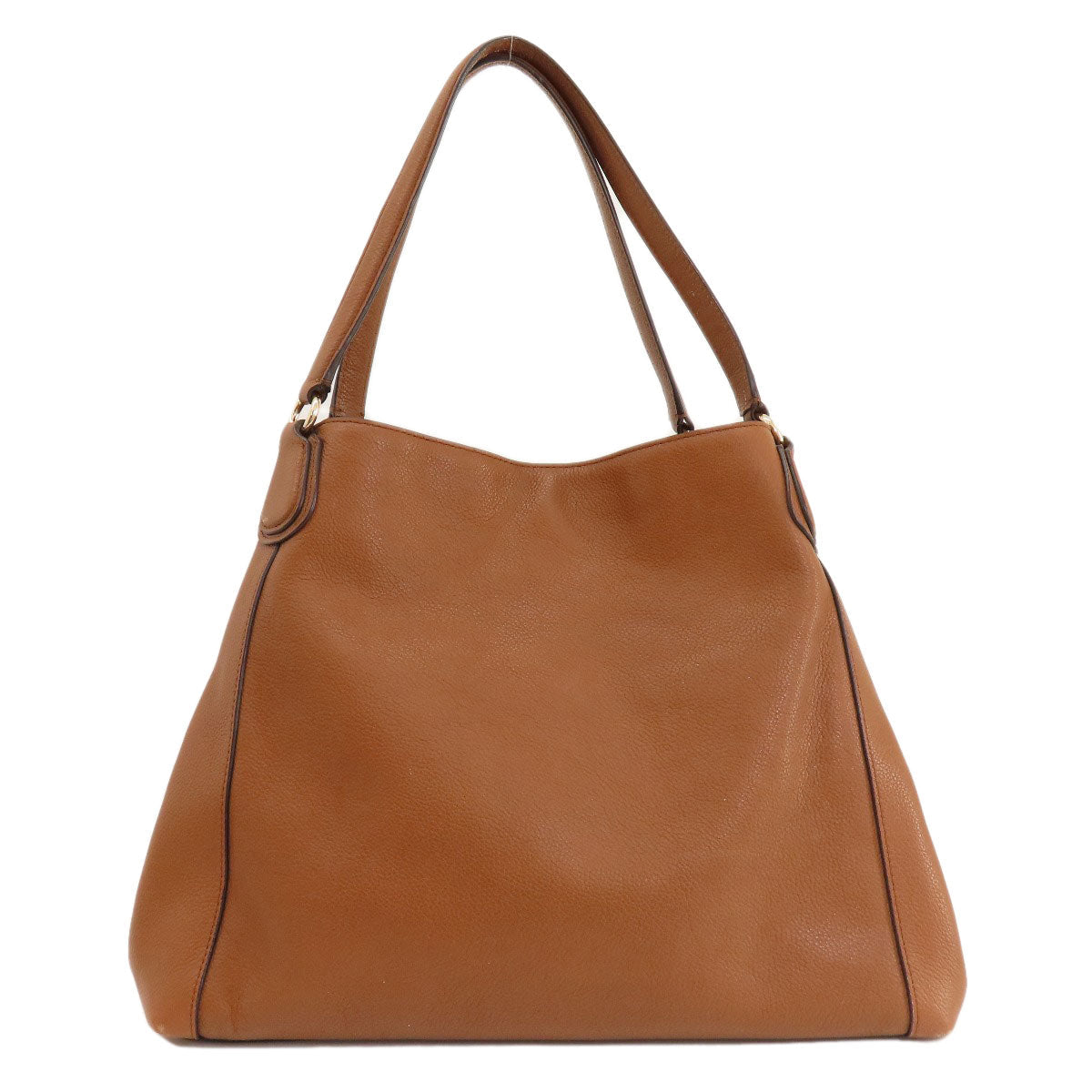 Coach Tote Bag 33547 Leather Brown Logo