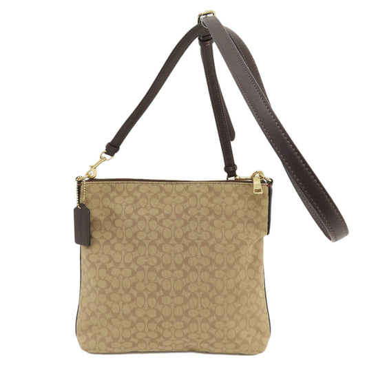 Coach Shoulder Bag 86096 Canvas Beige Kit Messenger 26 Signature