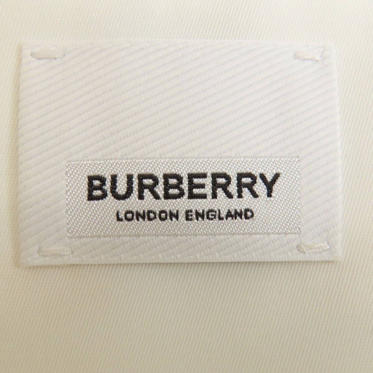 Burberry Tote Bag Nylon White Bottle Cap Print