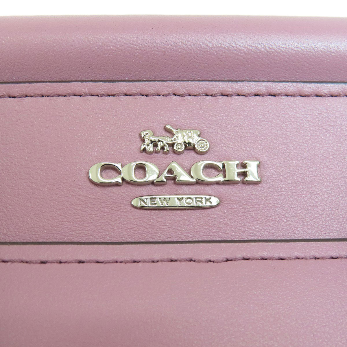 Coach Handbag 31918 Leather Purple Grace 2 Way Women Used Authentic