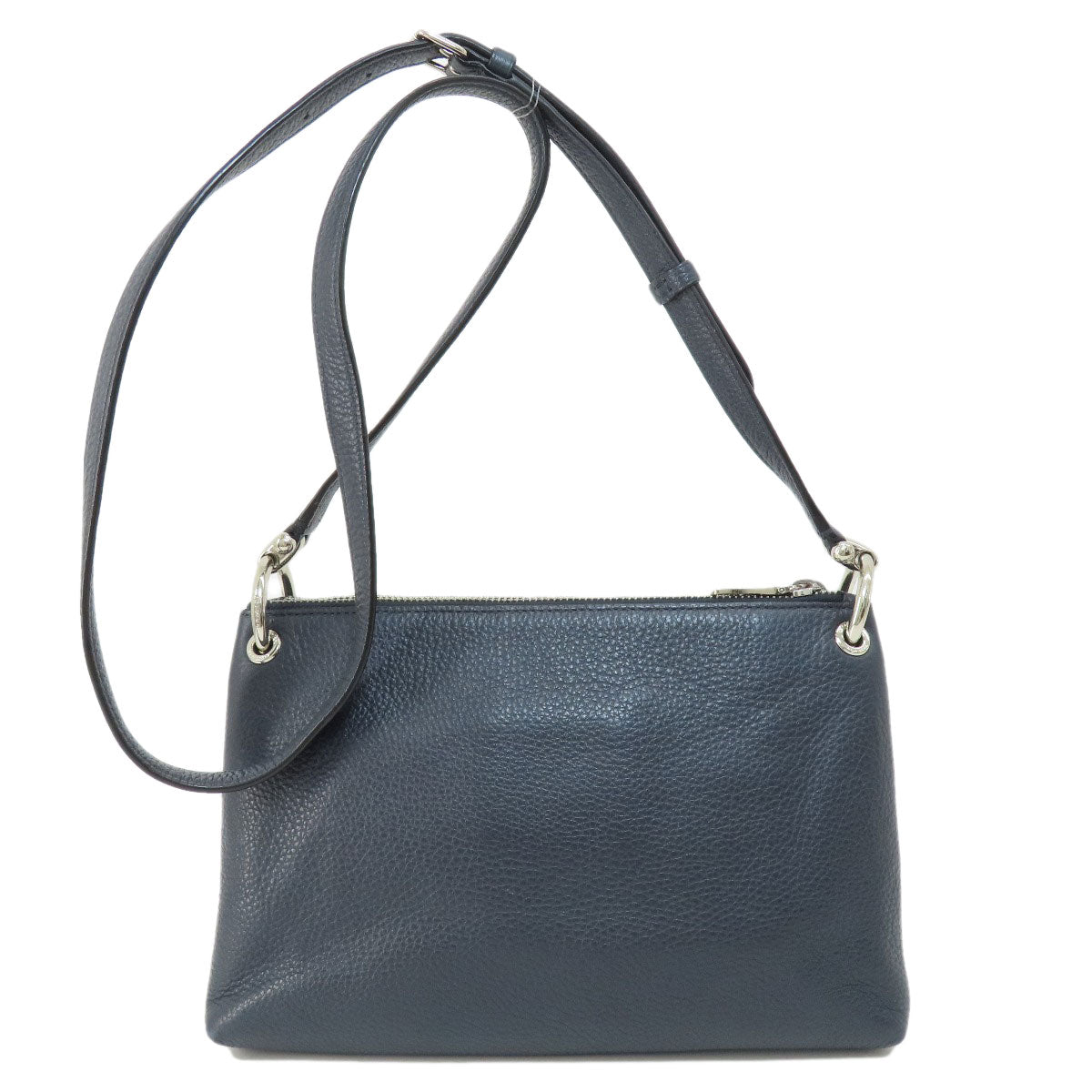 Coach Shoulder Bag 91511 Pvc Navy Logo